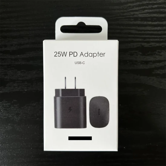 Us EU Plug Cargador PARA cellulare USB Tipo C Caricatore per telefono da parete Adattatore da viaggio 25W 45W Caricatore di ricarica super veloce per Samsung